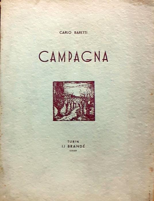 Campagna - Carlo Baretti - copertina