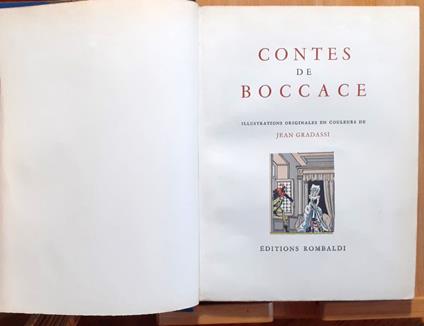 Contes de Boccace - Giovanni Boccaccio - copertina