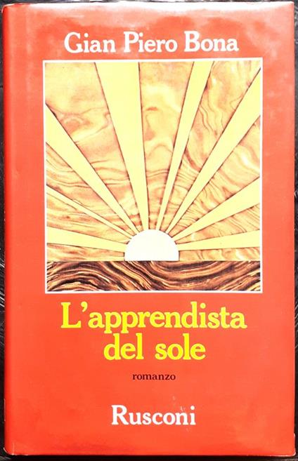 L' apprendista del sole - Gian Piero Bona - copertina