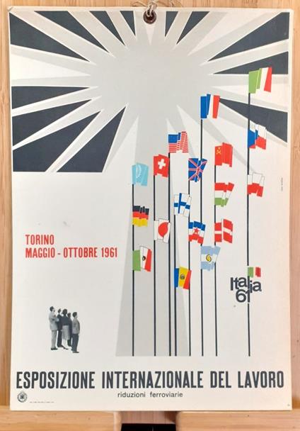 Esposizione Internazionale del Lavoro: riduzioni ferroviarie (Torino, maggio - ottobre 1961) - copertina