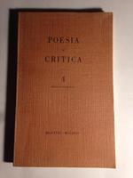 Poesia e Critica. Rivista quadrimestrale (Anno II N. 4)