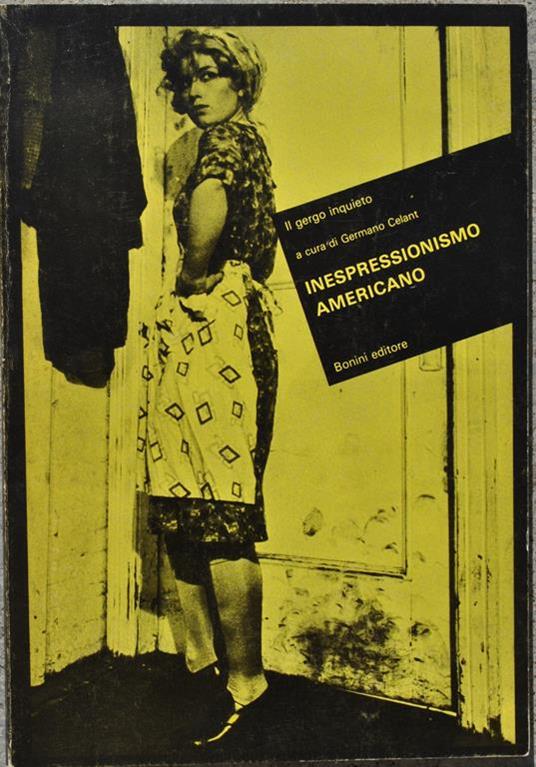 Inespressionismo Americano il gergo inquieto Bonini Editore 1981 - Germano Celant - copertina