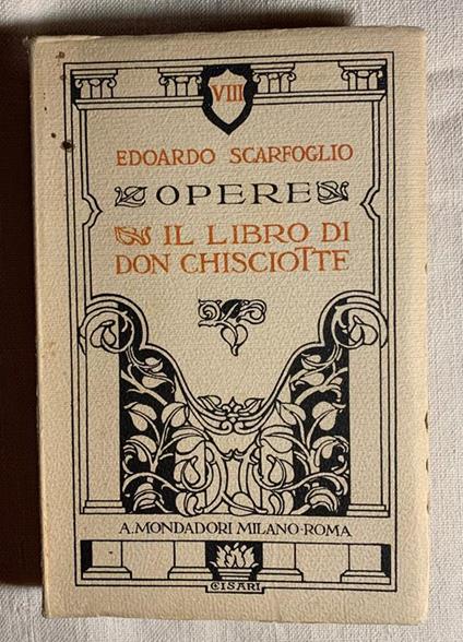 Il libro di Don Chisciotte - Edoardo Scarfoglio - copertina