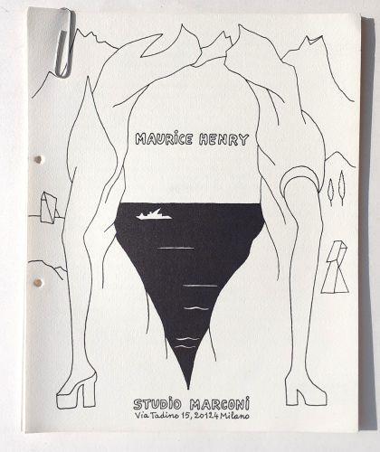 Catalogo Maurice Henry Studio Marconi Milano 1973 - Maurice Henry - copertina