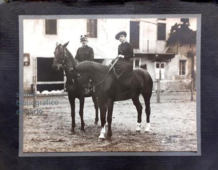 Fotografia ai sali d'argento "Cavaliere con Amazzone" 1910 circa - copertina