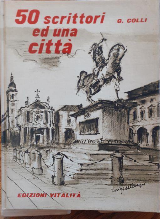 50 scrittori ed una città - disegni di Luigi Delleani 1968 - Giuseppe Colli - copertina