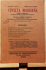 Civiltà Moderna Rassegna trimestrale N° 3-4 Maggio - Agosto 1942