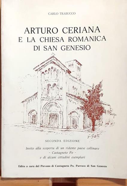 Arturo Ceriana e la Chiesa Romanica di S. Genesio 1973 - Carlo Trabucco - copertina