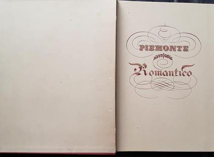 Piemonte Romantico Marietti Editori Torino 1973 - copertina