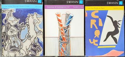 Tre cataloghi Swann auction Print 2006/09 - Alan Swann - copertina