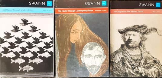 Tre Cataloghi Auction Swann Print 2003/04/11 - Alan Swann - copertina