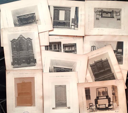 20 fotografie industriali di mobili della ditta Rosso e Treves Torino inizi '900 - copertina