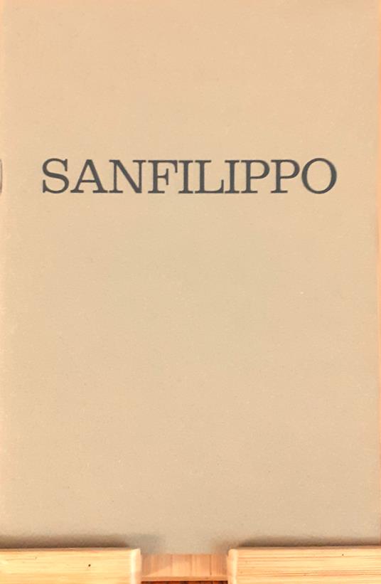 Sanfilippo Studio d'arte arco D'Alimbert catalogo 1969 - Sanfilippo - copertina