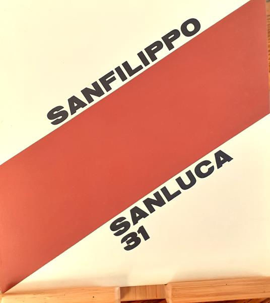 Catalogo Sanfilippo Galleria Sanluca Bologna 1968 - Sanfilippo - copertina