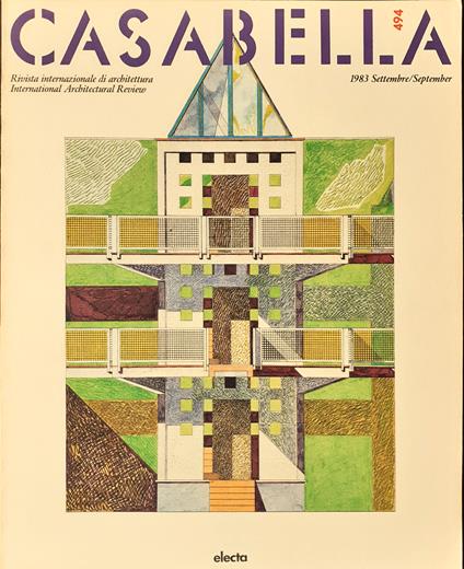 CASABELLA rivista di Architettura N°494 Settembre 1983 - Vittorio Gregotti - copertina