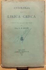 Antologia della Lirica Greca Milano Albrighi, Segati & C. 1900