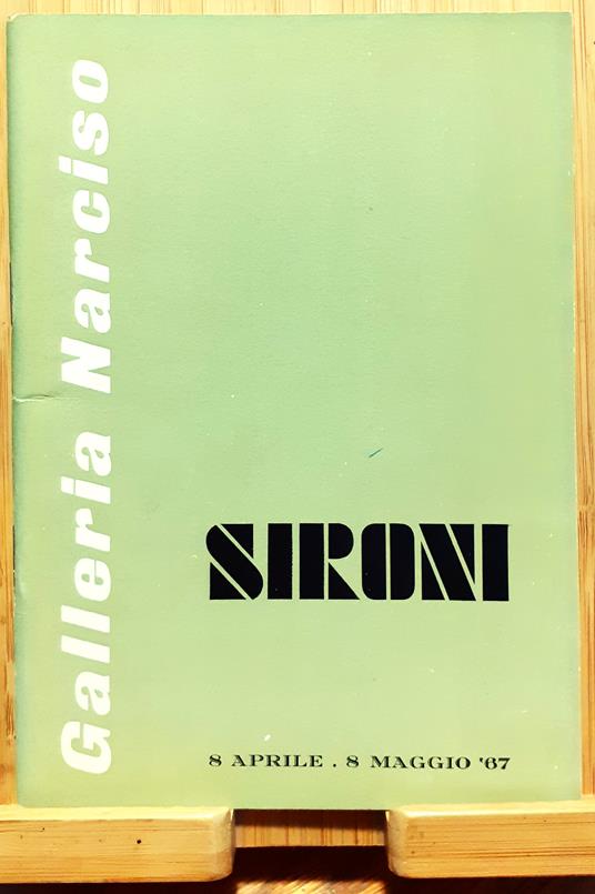 Catalogo invito Sironi Galleria Narciso 1967 - copertina