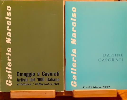 Due Cataloghi Casorati e Daphne Casorati più vari artisti del '900 italiano - copertina