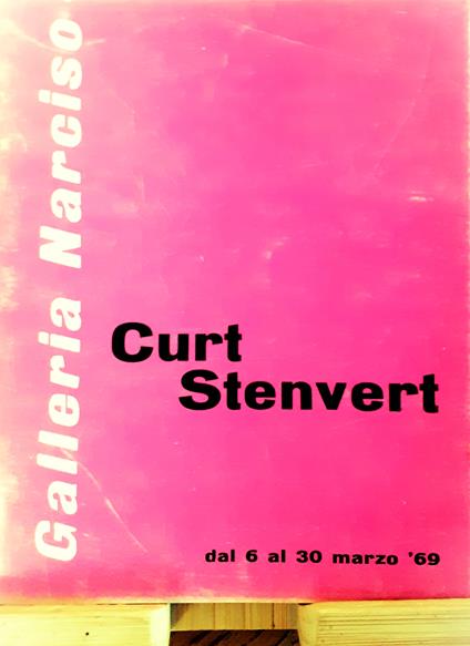 Galleria Narciso catalogo Curt stenvert 1969 - Curt Stenvert - copertina