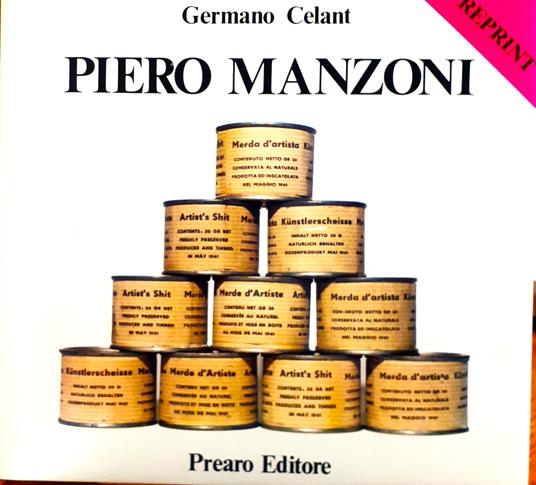 Piero Manzoni Catalogo Generale - Prearo Editore 2° edizione 1989 - Germano Celant - copertina