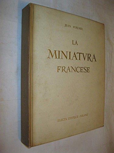 La Miniatura Francese - Jean Porcher - copertina