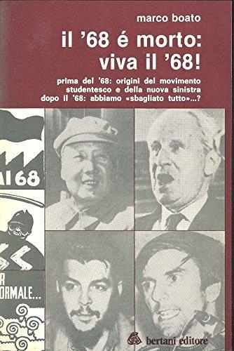 Il 68 E' Morto: Viva Il '68 - Marco Boato - copertina