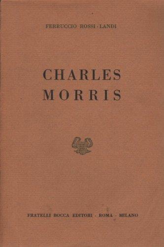 Charles Morris - Ferruccio Rossi-Landi - copertina