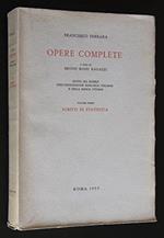 Opere Complete - Volume Primo - Scritti Di Statistica
