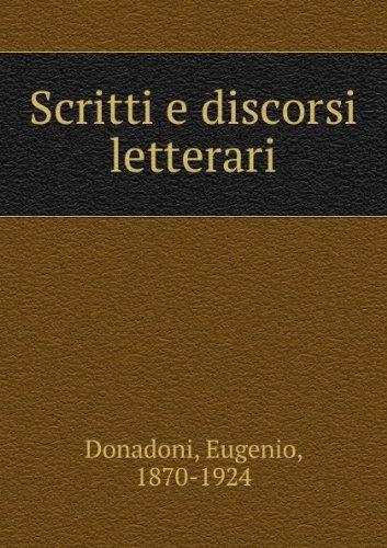 Scritti E Discorsi Letterari - Eugenio Donadoni - copertina