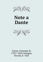 Note A Dante