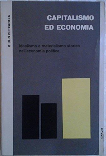 Capitalismo ed economia - Giulio Pietranera - copertina