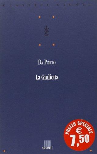 La giulietta - Luigi Da Porto - copertina