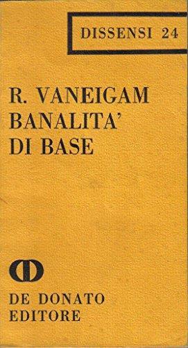 Banalita' Di Base - Raoul Vaneigem - copertina