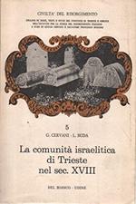 La Comunita' Israelitica Di Trieste Nel Sec. Xviii