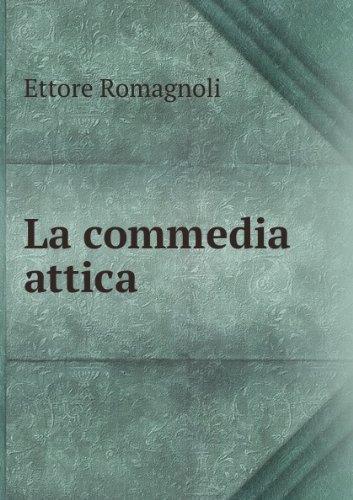 La Commedia Attica - Ettore Romagnoli - copertina