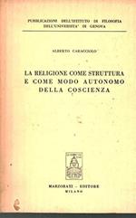 La religione come struttura e come modo autonomo della coscienza