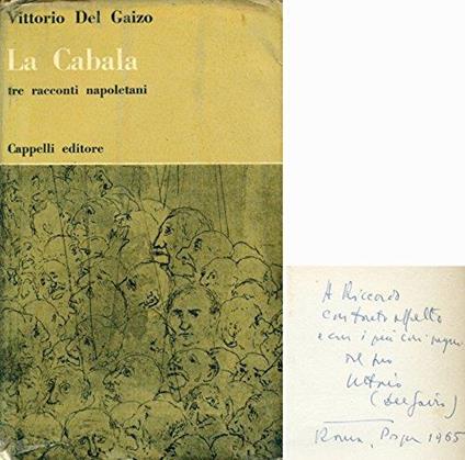 La cabala, tre racconti napoletani - Vittorio Del Gaizo - copertina