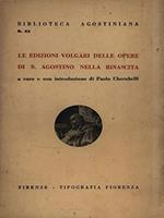 Le edizioni volgari delle opere di s. Agostino nella rinascita