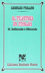 Il teatro in Italia: 3