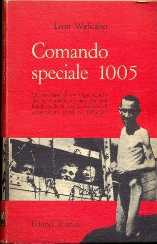 Comando speciale 1005 - Leon Weliczker - copertina