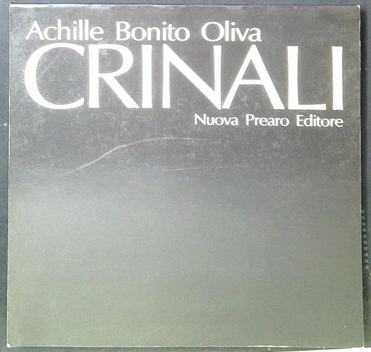 Crinali - Achille Bonito Oliva - copertina