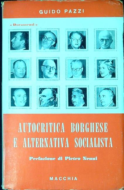 Autocritica borghese e alternativa socialista - copertina