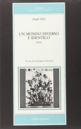 Un mondo diverso e identico (1605) - Joseph Hall - copertina