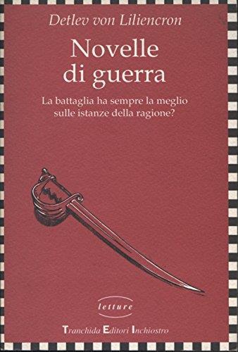 Novelle di guerra - Detlev von Liliencron - copertina