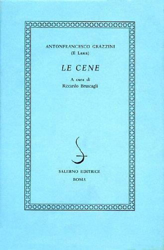 Le cene - Antonfrancesco Grazzini - copertina