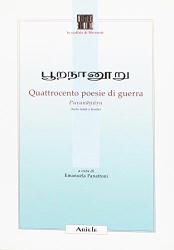 Purananuru. Quattrocento poesie di guerra - copertina