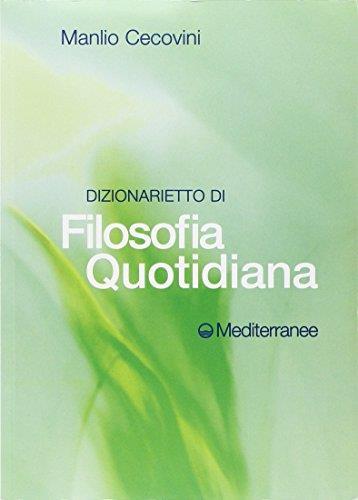 Dizionarietto di filosofia quotidiana - Manlio Cecovini - copertina