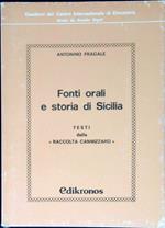 Fonti orali e storia di Sicilia : testi dalla 