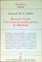 Ricercari Nowau : una forma di oralità poetica in Melanesia