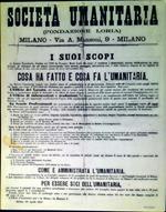 La Società umanitaria, Fondazione P. M. Loria Milano : 1893-1963
